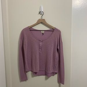Lilac knit top